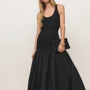 Reformation Kella Dress in Black NWT